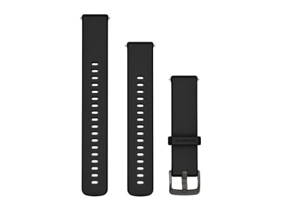 GARMIN Schnellwechsel-Armband | Silikon | 18 mm | Schwarz