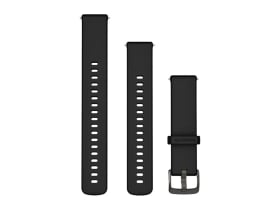 GARMIN Schnellwechsel-Armband | Silikon | 18 mm | Schwarz