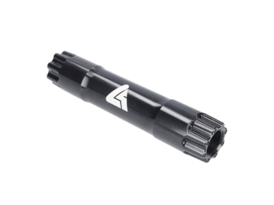 ALUGEAR Crankshaft DH | for Alugear Stellar Ti Crank | DUB Shaft | 142 mm | black