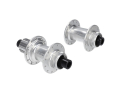 TUNE Hub Set Micro CL Center Lock | 12x100 mm / 12x142 mm | Standard Bearings | Freewheel Shimano Micro Spline | silver
