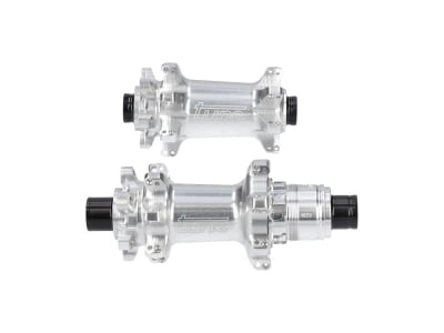 TUNE Naben Set Nano Boost 6B 6-Loch | 15x110 mm / 12x148 mm | Standard Bearings | Freilauf SRAM XD / XDR | silber