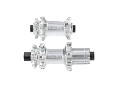 TUNE Hub Set Nano Boost 6B 6-Hole | 15x110 mm / 12x148 mm | Standard Bearings | Freewheel Shimano HG 10- / 11- / 12-speed | silver