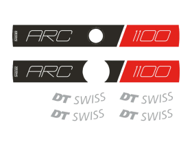 DT SWISS Aufkleber Set für ARC 1100 Disc Scheibenrad...