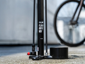 LEZYNE Floor Pump Steel Clik HV Floor Drive | black