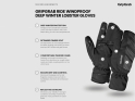 GRIPGRAB Handschuhe RIDE Deep Winter Lobster | schwarz