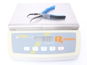 CYCLUS TOOLS Spitzzange gebogen | NiCr | 3-Komponentengriff