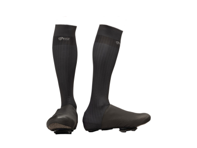 SPATZWEAR Overshoes Windsocks Long Shoe Covers | black L (46-49)