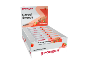 SPONSER Energy Bar Cereal Energy Strawberry | 20 Bar Box