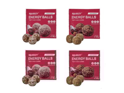 SQUEEZY Energy Balls Sample Pack (4 Bag Box)