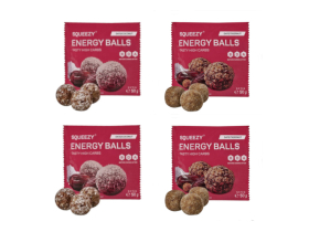 SQUEEZY Energy Balls Sample Pack (4 Bag Box)