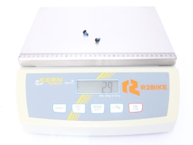 ABSOLUTE BLACK Bottle Cage Bolts Titanium Pair | black