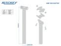 RITCHEY Sattelstütze COMP Trail 0 mm Offset | 27,2 mm x 400 mm