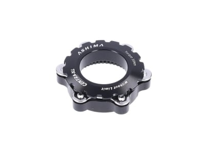 ASHIMA Adapter Centra-XL Center Lock Nabe auf 6-Loch Bremsscheibe | schwarz