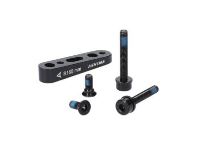 ASHIMA Adapter AU52 Flat Mount 160 mm rear | black