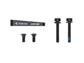 ASHIMA Adapter AU52 Flat Mount 160 mm rear | black