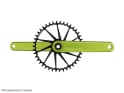 GARBARUK Road/Gravel Crankset | black 160 mm