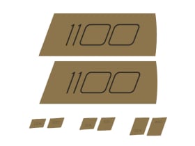 DT SWISS Aufkleber Set für ARC 1100 Disc Scheibenrad...