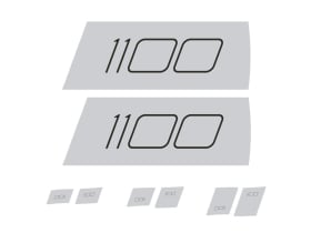 DT SWISS Aufkleber Set für ARC 1100 Disc Scheibenrad...