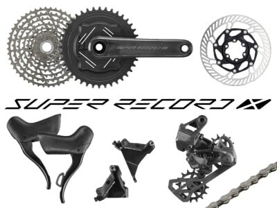 CAMPAGNOLO Groupset 1x13 GRAVEL Super Record 13 X | 165 mm 40 teeth 10-48 teeth without Disc Brake Rotors