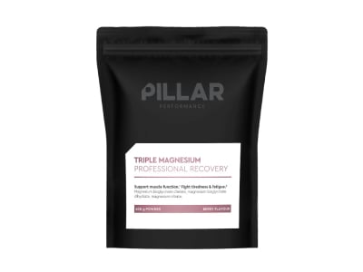PILLAR PERFORMANCE Food Supplement Triple Magnesium Professional Recovery Powder Berry Value Pack | 400g bag