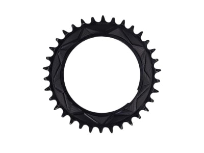 ALUGEAR Chainring round AERO Direct Mount | 1-speed Narrow Wide SRAM Thread Mount for XX / XX SL Powermeter | 0 mm Offset | black 30 teeth