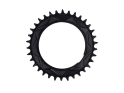 ALUGEAR Chainring round AERO Direct Mount | 1-speed Narrow Wide SRAM Thread Mount for XX / XX SL Powermeter | 0 mm Offset | black 34 teeth