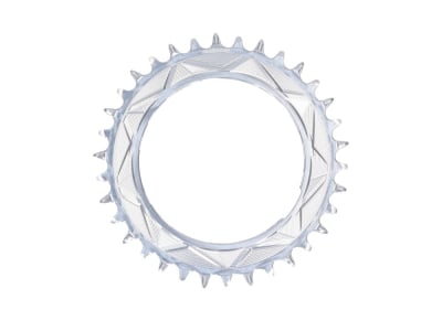 ALUGEAR Chainring round AERO Direct Mount | 1-speed Narrow Wide SRAM Thread Mount for XX / XX SL Powermeter | 0 mm Offset | silver