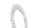 ALUGEAR Chainring round AERO Direct Mount | 1-speed Narrow Wide SRAM Thread Mount for XX / XX SL Powermeter | 0 mm Offset | silver 36 teeth
