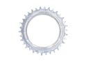 ALUGEAR Chainring round AERO Direct Mount | 1-speed Narrow Wide SRAM Thread Mount for XX / XX SL Powermeter | 0 mm Offset | silver 36 teeth
