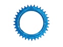 ALUGEAR Chainring round AERO Direct Mount | 1-speed Narrow Wide SRAM Thread Mount for XX / XX SL Powermeter | 0 mm Offset | blue 40 teeth