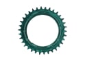 ALUGEAR Chainring round AERO Direct Mount | 1-speed Narrow Wide SRAM Thread Mount for XX / XX SL Powermeter | 0 mm Offset | green