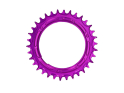 ALUGEAR Chainring round AERO Direct Mount | 1-speed Narrow Wide SRAM Thread Mount for XX / XX SL Powermeter | 0 mm Offset | purple 36 teeth