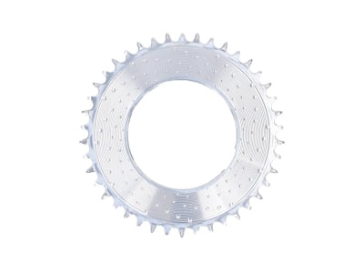 ALUGEAR Kettenblatt rund AERO Direct Mount | 1-fach Narrow Wide SRAM Thread Mount für RED XPLR Powermeter Spider | silber