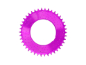 ALUGEAR Kettenblatt rund AERO Direct Mount | 1-fach Narrow Wide SRAM Thread Mount für RED XPLR Powermeter Spider | lila 44 Zähne