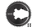 WOLF TOOTH Chainring Aero 110 BCD Road / Gravel Drop-Stop ST 1-speed Shimano Dura-Ace R9200 4-Loch | black