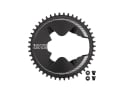 WOLF TOOTH Kettenblatt Aero 110 BCD Road / Gravel Drop-Stop ST 1-fach Shimano Dura-Ace R9200 4-Loch | schwarz 46 Zähne