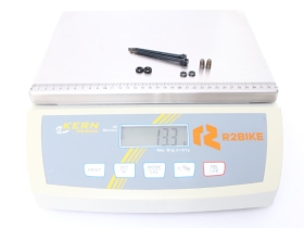 SCHWALBE Tubeless Valve Valves | 80 mm | Set 2 pcs. | black