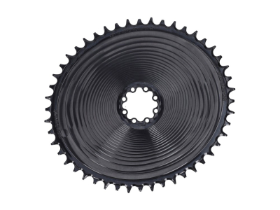 GARBARUK Chainring oval 1-speed narrow-wide for SRAM 8-Bolt Aero | black 48 Teeth