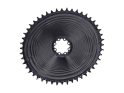 GARBARUK Chainring oval 1-speed narrow-wide for SRAM 8-Bolt Aero | black 48 Teeth