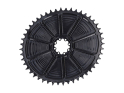 GARBARUK Chainring oval 1-speed narrow-wide for SRAM 8-Bolt Aero | black 48 Teeth