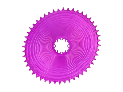 GARBARUK Kettenblatt Oval 1-fach narrow-wide für SRAM 8-Loch Aero | lila 38 Zähne