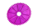 GARBARUK Kettenblatt Oval 1-fach narrow-wide für SRAM 8-Loch Aero | lila 44 Zähne