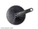 GARBARUK Chainring round 1-speed narrow-wide for SRAM 8-Bolt Aero | black 38 Teeth