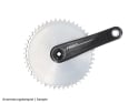 GARBARUK Chainring round 1-speed narrow-wide for SRAM 8-Bolt Aero | silver