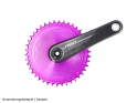 GARBARUK Chainring round 1-speed narrow-wide for SRAM 8-Bolt Aero | purple 52 Teeth