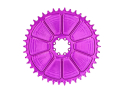GARBARUK Chainring round 1-speed narrow-wide for SRAM 8-Bolt Aero | purple 54 Teeth