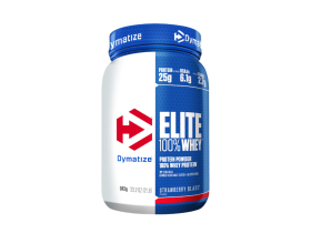 DYMATIZE Drink Powder Elite 100 % Whey Protein Strawberry...