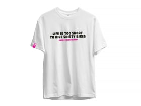 MALDITA BUENA SUERTE T-Shirt Shitty Bikes | white