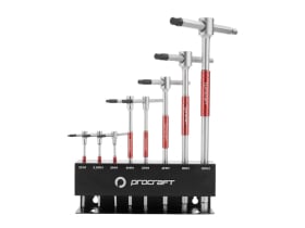 PROCRAFT Hexagon Socket Set T-handle with Wall Bracket