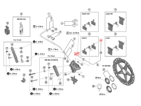 SHIMANO Pad Axle and Snap Retainer for Brake Pad | Dura...